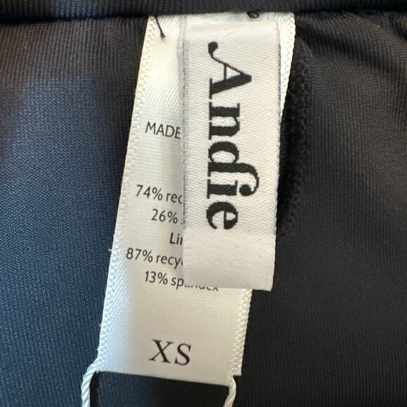 Andie Swim The Scala Top Strapless Bandeau in Black Size XS NWT - Picture 7 of 11